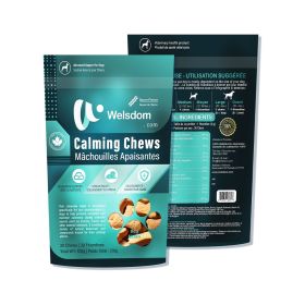 Natural Dog Calming Chews for Anxiety Relief, Behavior Support - Tasty & Safe